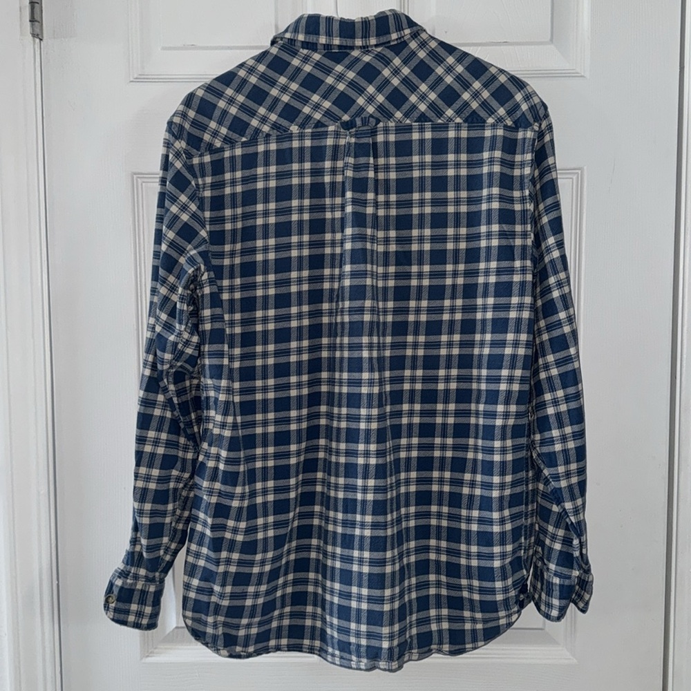 Pendleton Blue Wool Clark Button Up Flannel Shirt… - image 4